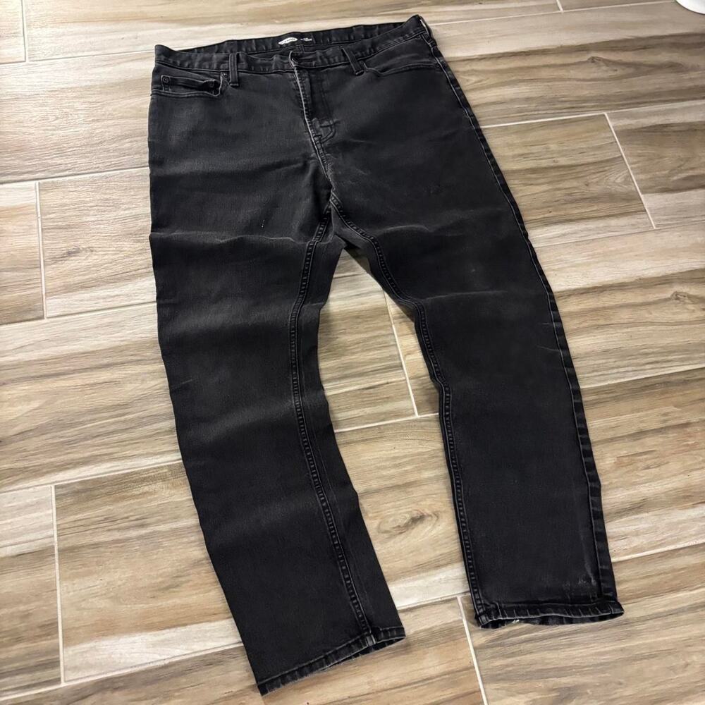 Black Faded Old Navy Slim Jean 38x32